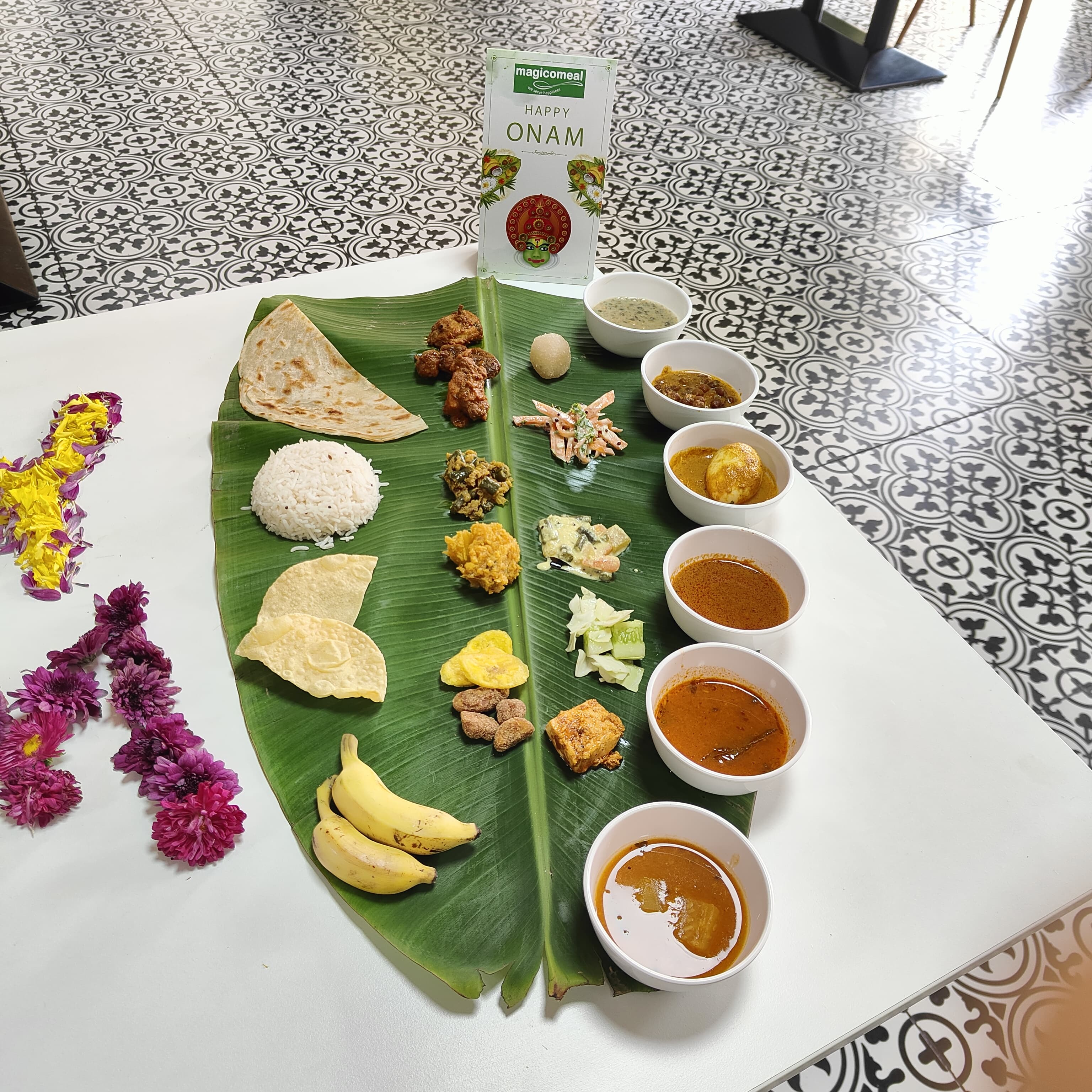 South Indian meal